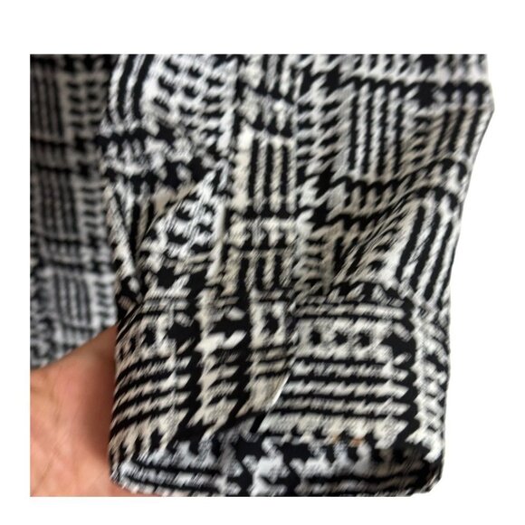 Charter Club Women's Blouse Print Black/White Size Xl Sku 2364 - Picture 7 of 16